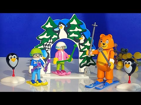 🏂스키 타고 눈 위를 달려~SKI⛷playmobil 9282  Unboxing toy⛄❄☃