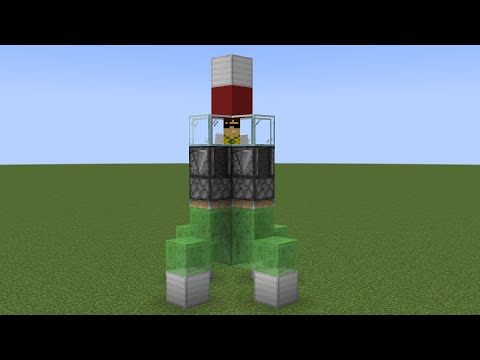 working rocket ship in minecraft