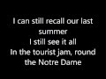 Abba Our Last Summer Lyrics