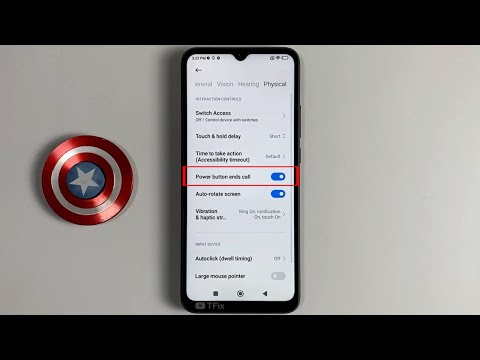 Power button ends call on Poco C40 Android 11