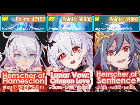 Honkai Impact 3rd: Ex-Memorial Arena Ver. 7.2 W1 | HoRimestar, BKE, AKA | HFS, LV and HoS