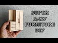 Super Easy DIY Miniature Furniture Making Using Ice Cream Sticks