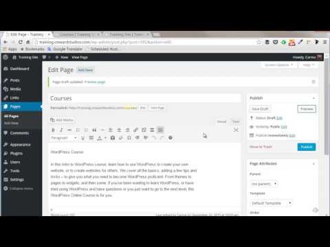 Adding pages in WordPress video thumbnail