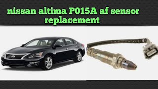 how to replace air fuel ratio sensor nissan altima 5th generation 2.5 4cylinder