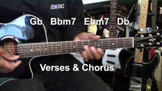 How To Play SUGAR Maroon 5 On Guitar Lesson @EricBlackmonGuitar