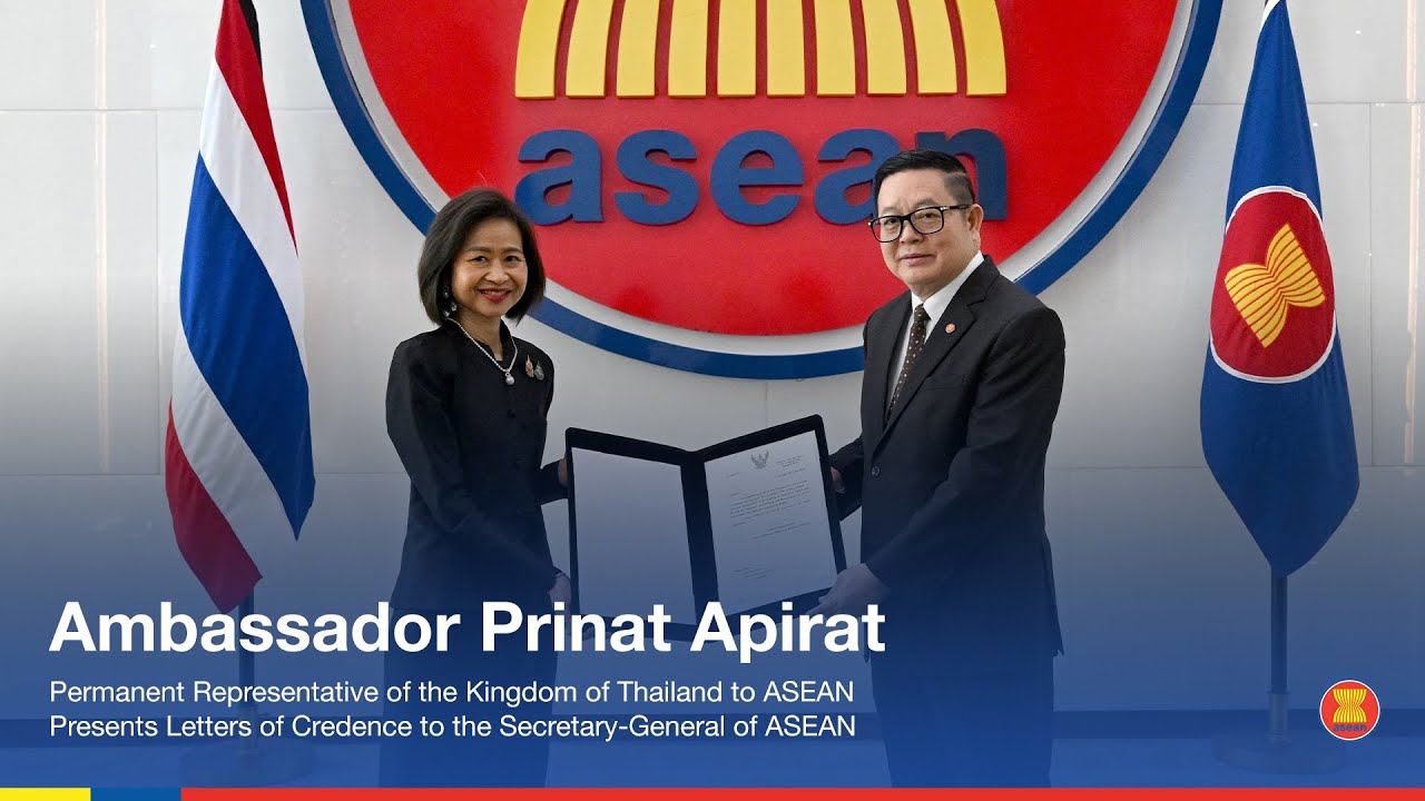 Permanent Representative of Thailand to ASEAN Presents Letter of Credence to the Secretary-General
