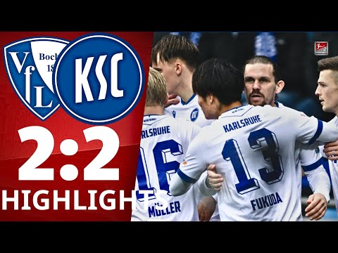 VfL Bochum - Karlsruher SC | 2:2 | Highlights | 2. Bundesliga, 17. Spieltag 2025/26