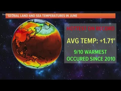 Earth just saw the hottest June temperatures on record