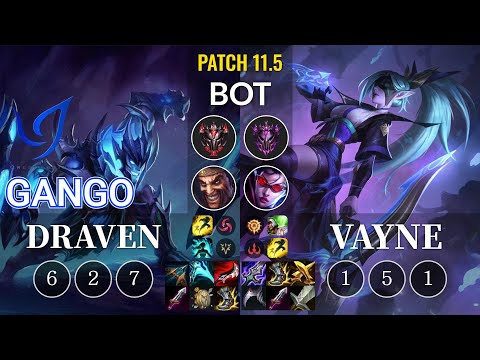 CGA Gango Draven vs Vayne Bot - KR Patch 11.5