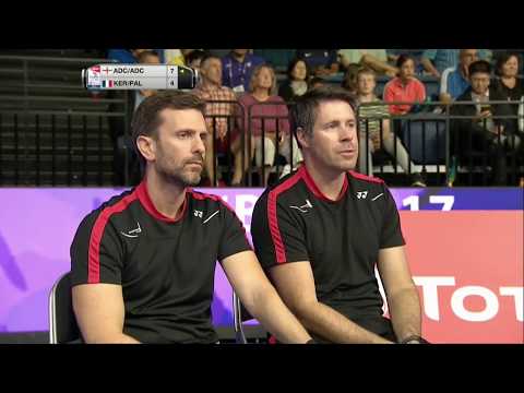 TOTAL BWF World Championships 2017 | Badminton Day 2 M4-XD | Adc/Adc vs Ker/Pal
