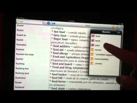 How to use the Spanish Dict App
