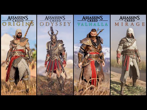 Assassin's Creed Origins vs Odyssey vs Valhalla vs Mirage - Which Game is Best?