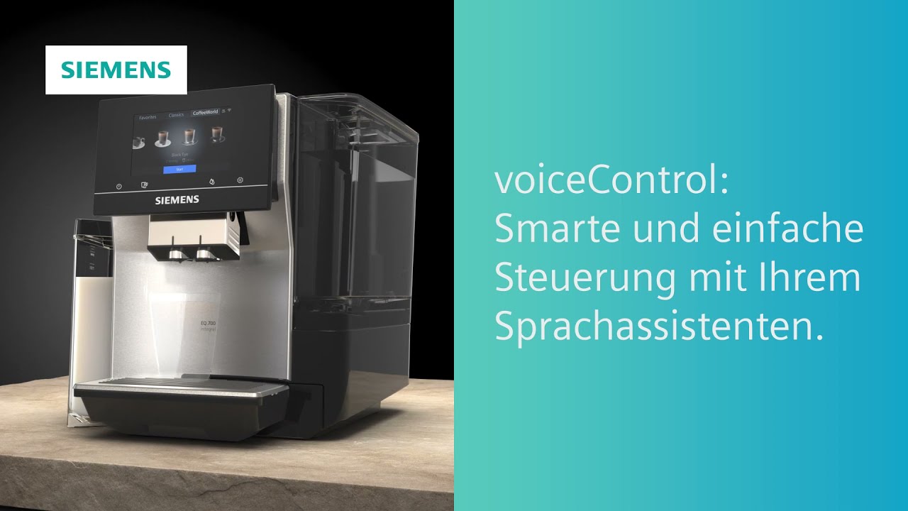 Siemens Kaffeevollautomat EQ.700 integral Schwarz | Alltron