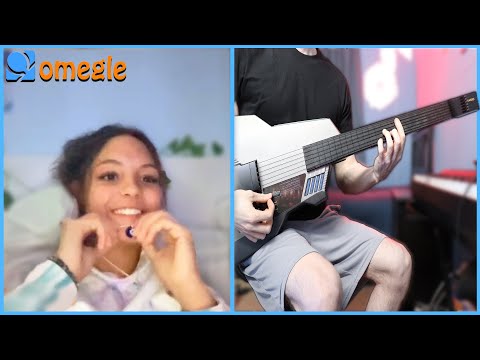 Playing Guitar on Omegle but I play a guitar from the future