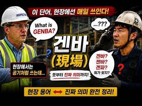 겐바 뜻? 현장에서 매일 쓰는 일본어, 진짜 의미 알려드립니다!