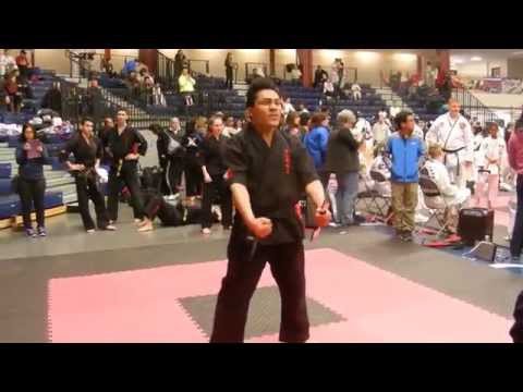 Jonathan Chan (ATA Extreme Weapons 15-17 Black Belt Boys) Fall 2015 Lincroft, NJ Regional