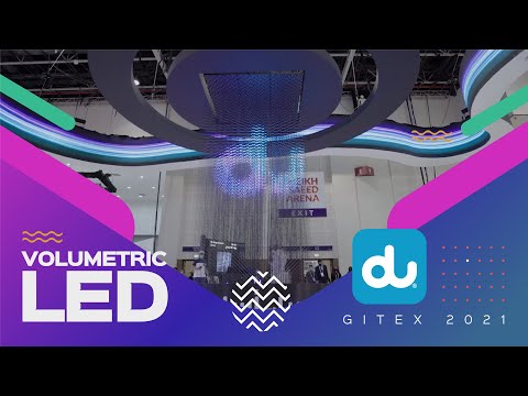 du GITEX Floating 3D Volumetric Display