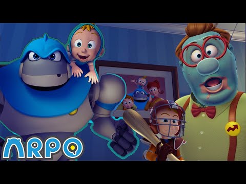 Run for Your Life | Funny Cartoons for Kids | Arpo and Daniel Full Episodes | Arpo The Robot