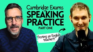 How to pass the SPEAKING EXAM - Part One. Cambridge English: B2 First, C1 Advanced & C2 Proficiency