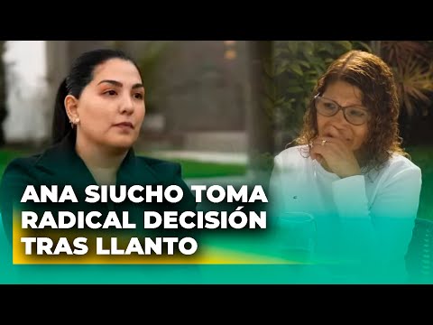 Ana Siucho toma RADICAL decisión tras LLANTO de la madre de Edison Flores #elpopular