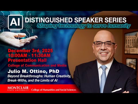 AI Distinguished Speaker Series: Beyond Breakthroughs- Human Creativity, Break-Withs, & Limits of AI