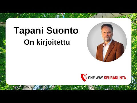 Tapani Suonto - On kirjoitettu