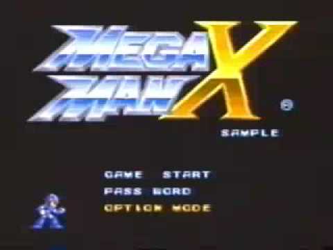 Rare MegaMan X SAMPLE Footage