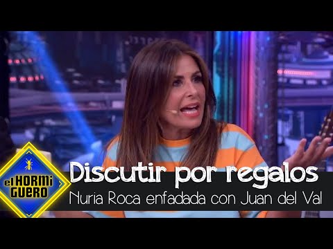Juan del Val discute con Nuria Roca por un regalo que le trajo de Los Ángeles - El Hormiguero