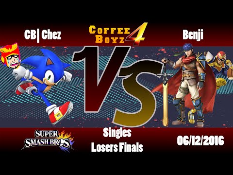 CB4 Singles - CB| Chez (Sonic, Falcon) Vs. Benji (Ike, Falcon) SSB4 Losers Finals