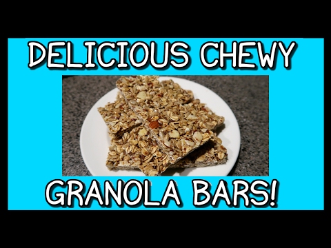 How To Make Chewy Granola Bars! | FAST & EASY! 📍 How To With Kristin