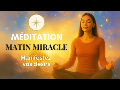 Méditation du Matin Miracle 🌞 Attirez l’Abondance et Réalisez vos Désirs 🌞 10 minutes