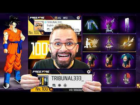 I WAS SCARED BY THE RARE ITEMS THAT THIS LEVEL 100 ACCOUNT HAS IN FREE FIRE