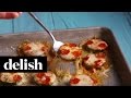How To Make Zucchini Pizza Bites Delish
