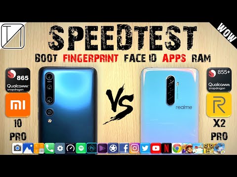 Xiaomi Mi 10 Pro vs Realme X2 Pro Speed Test