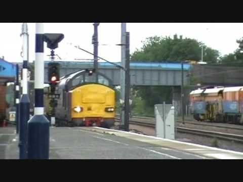 DRS 37610 and 37611 at Peterborough 30/7/09