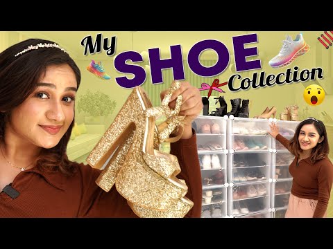 My Shoe Collection 👠👟👠 | Shoe Rack Vlog 😍 |  Raveena Daha