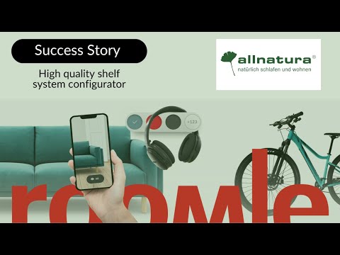 Roomle 3D&AR Shelf Configurator for Allnatura