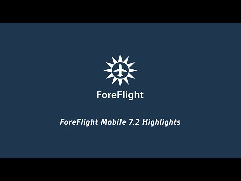 ForeFlight Mobile 7.2 Highlights: Graphical Flight Notifications, Weight & Balance Sync