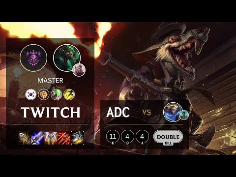 Twitch ADC vs Ezreal - KR Master Patch 10.12