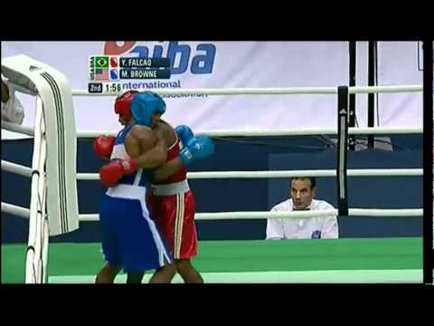 Light Heavy (81kg) Final - Falcao (BRA) vs Browne (USA) - 2012 American Olympic Qualifying Event