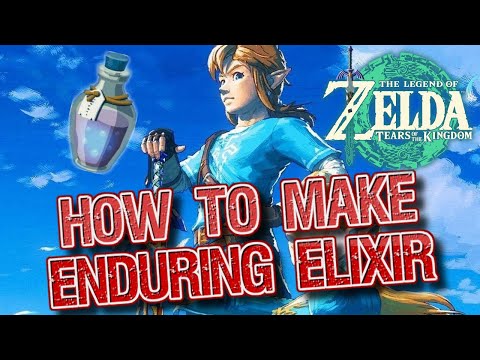 The Legend of Zelda Tears of The Kingdom Recipe For Stamina Enduring Elixir Potion