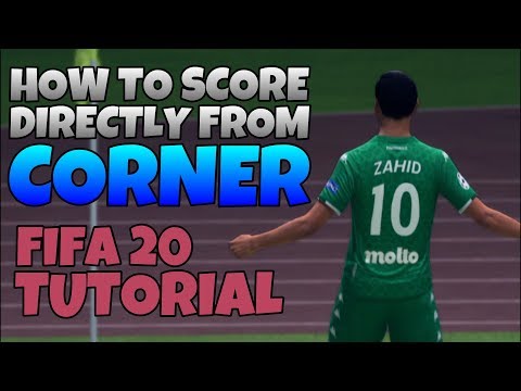 FIFA 20 TUTORIAL: How To Score Directly From Corner Kick