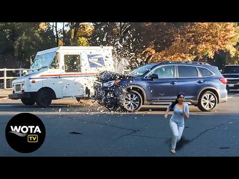 130 Unbelievable Idiots in Cars Moments Filmed Second Before Disaster