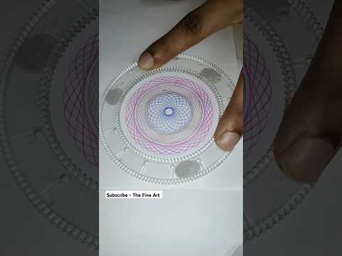 spirograph cyclex spiral drawing tool #spiroart #spiraldesign #shorts #art #spirograph #ytshorts
