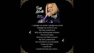 Lyrics as Wedding Vows - &quot;My Love, Sweet Love&quot; by Patti LaBelle 🦢🤍