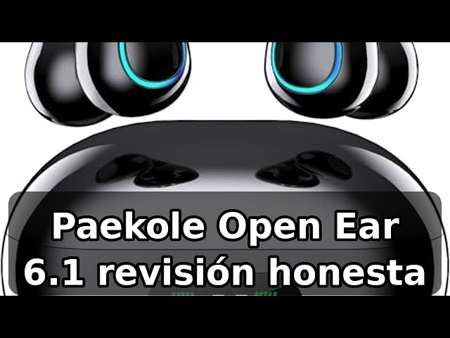 Vídeo relacionado con Paekole Auriculares Inalámbricos Bluetooth 6.1 Open Ear Clip 80H IPX7