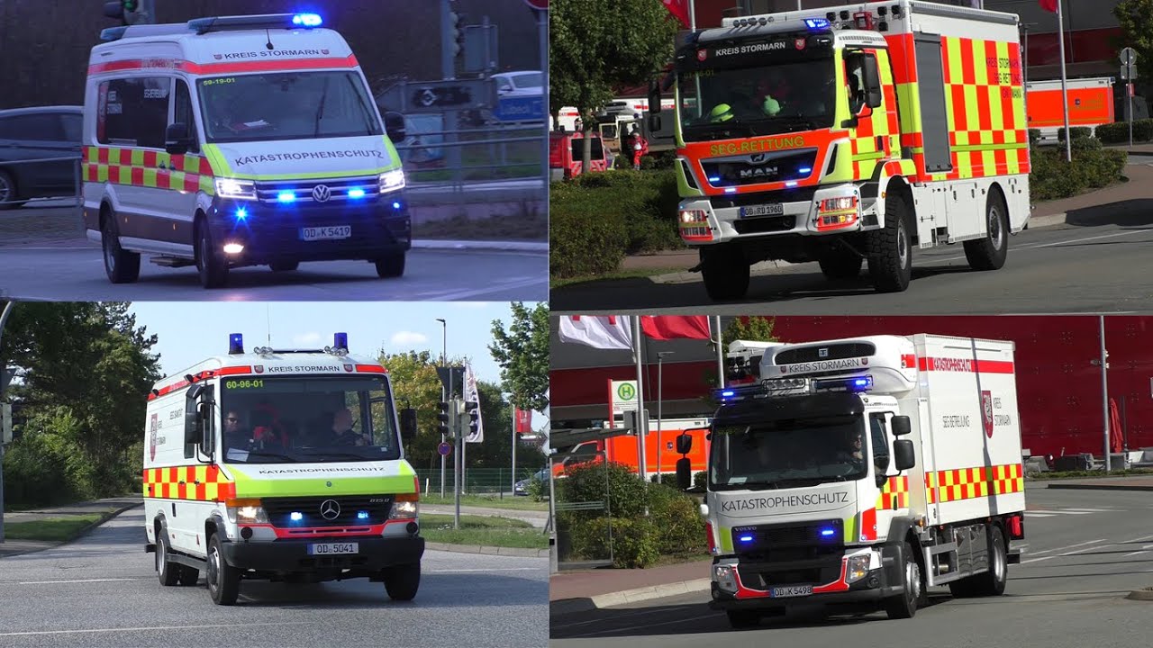 [Neufahrzeuge und vieles mehr] Einsatzfahrten SEG Rettung, Sanität und Betreuung Kreis Stormarn