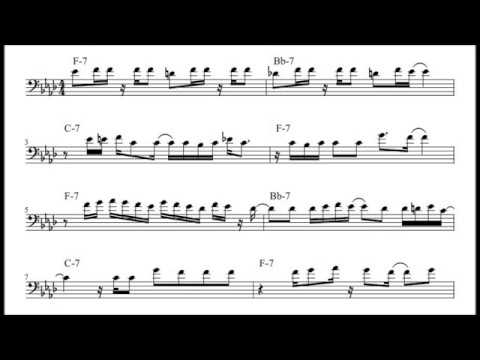 'Street Life' Trombone Solo Transcription