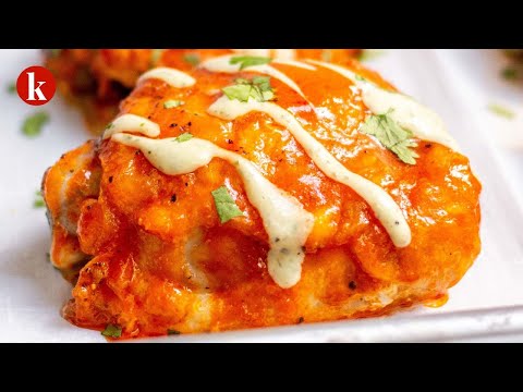 Easy Baked Buffalo Chicken Thighs Recipe