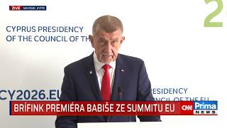 Spojené státy evropské? To my určitě nechceme, odmítl Babiš nápad prezidenta Pavla